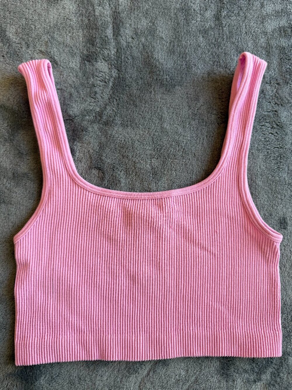 Cotton On Abbie Seamless Micro Crop Tank, Pink, XS/S